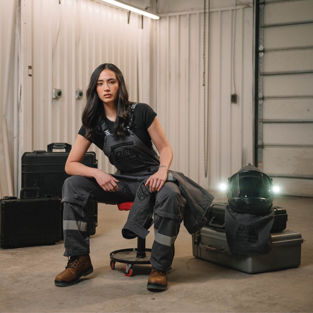 40 Cal-Black Series GTX-Arc Flash Jacket and Bib-Overall Kit- GORE-TEX-5XL-Womens